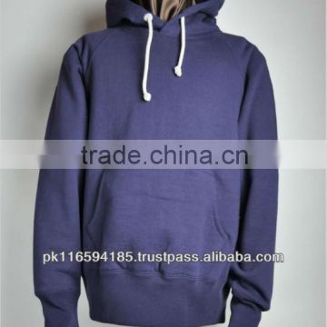 Cotton Fleece Pullover Plain Hooded Sweatshirts for Men