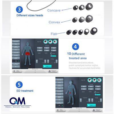 QM-SW9+ Portable Multi-Function Health Care Shockwave Therapy Machine Household Massage Machine photo-4