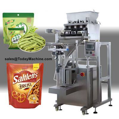 Automatic Linear Weigher Grains Beans Pouch Packing Machine