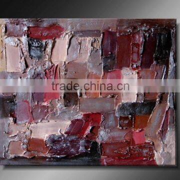 heavy oil red abstract paintings decoration of houses interior original oil painting