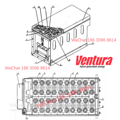 FP 15H1C VENTURA Aircraft battery F20/15 H1C Ni-Cd Helicopter battery
