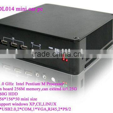 Mini car PC with fanless,TV OUTPUT