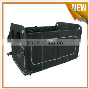 Back seat foldable auto trunk storage