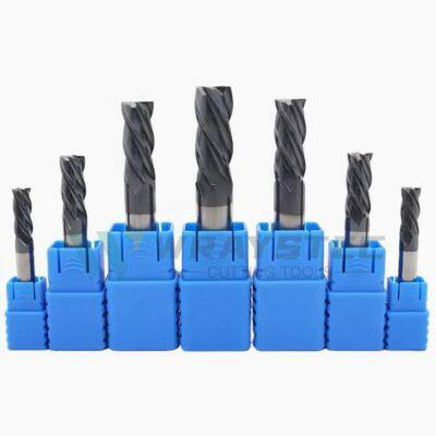 High Precision Cutting Tool Solid Carbide Tools Coating 4 Flute Flat End Mill Square End Mill Milling Cutters for Metal