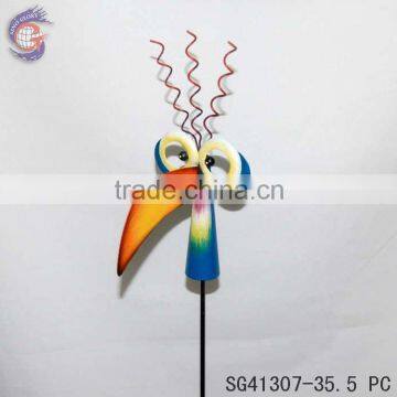 Similar knife mouse birds head stakes for garden decor