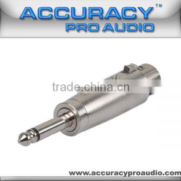 3-Pin XLR Female To 1/4" Male Adapter For Audio ADT013