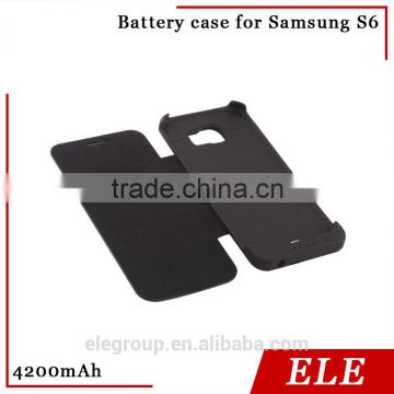 battery case for s6 4200mAh, power case for samsung galaxy s6 edge 4200mAh, CE,FCC,ROHS