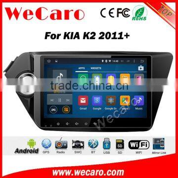 Wecaro WC-KK1012 10.2 inch android 4.4/5.1 car dvd gps for kia k2 radio 2011+ With Wifi and 3G GPS Radio RDS navigation System