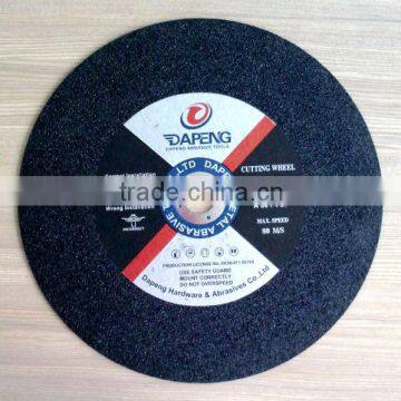 Manufacturer 355mm fiberglass cutting disc/wheel for metal