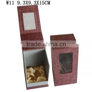 Special Design Perfume Gift Paper Packaging box Wholesale with clear PVC window W11