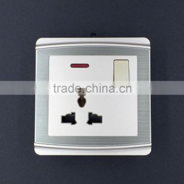 G series multiple socket with switch ,stainless steel drawing