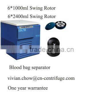 Blood bag separator