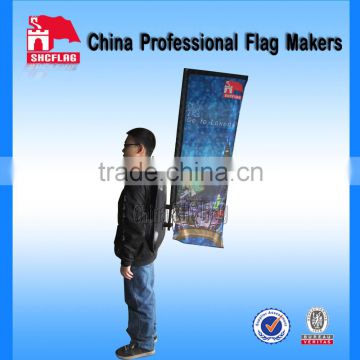 Promotional item outdoor backpack banner for sale