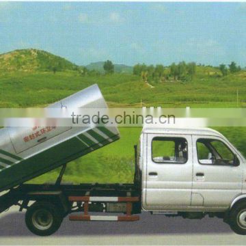 Dongfeng mini dumper garbage truck DFD5030ZLJ5 double cab