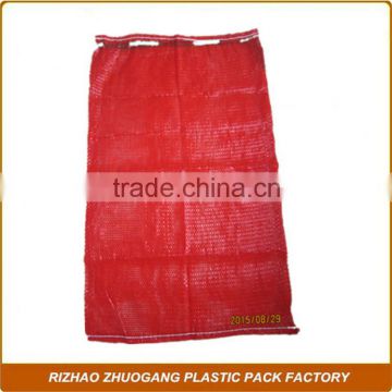 Factory cheap PP drawstring mesh bag for potato