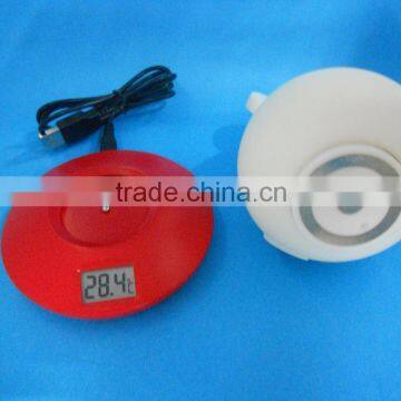 Micro USB LED Night Light With Thermometer photo-3