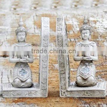 Thai Buddha Bookends Statue Tibet Buddha Book Ends