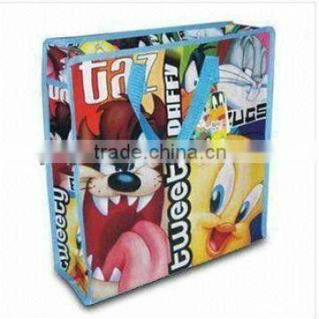 Non-woven bag factory Eco-friendly bag handle zipper bags for shopping Promitonal pachage