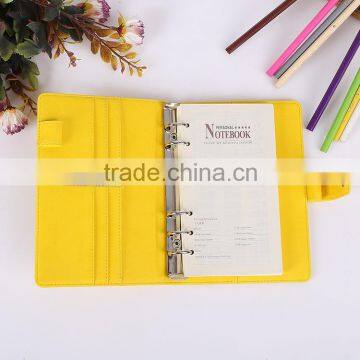 2016/2017 embossed leather or pu covers daily planner diary and notebooks