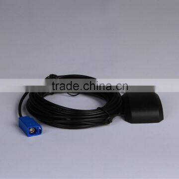 FAKRA GPS antenna with cable RG 174 for communication