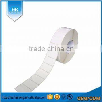 Custom Rolling Blank Paper Supermarket Shelf Roll Printing Blank Adhesive Label Sticker