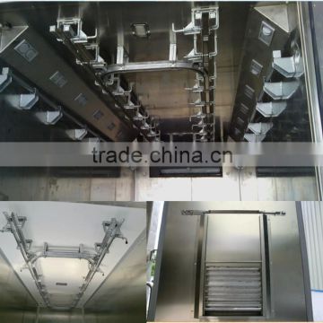 Meat hanging rail system meat hook refrigerator truck