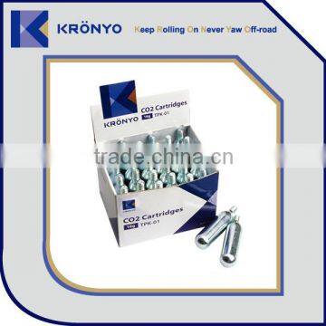 KRONYO co2 cartridge co2 gas cartridge stainless steel cartridge z6