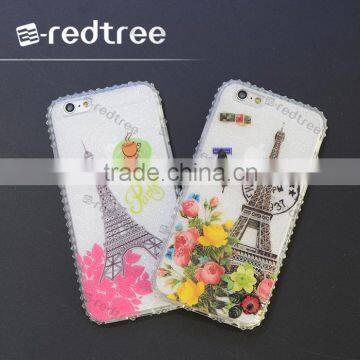 Newest the diamond shape printing tpu case cover shell