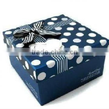 Customized fancy color paper box