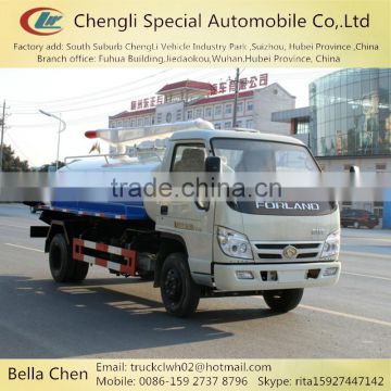 3000L to 4000L China fecal suction truck,4*2 small fecal suction truck