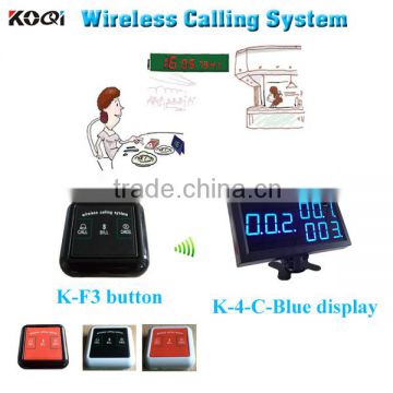 wireless paging system for restaurant waiter service client from KOQI electronic