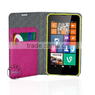 ULTRA SLIM FLIP PROTECTIVE PU LEATHER CASE COVER FOR NOKIA LUMIA 630