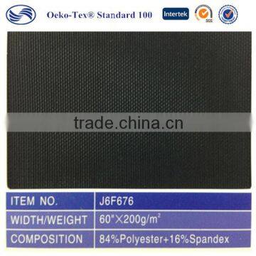 polyester spandex stretched mesh for ladies garment