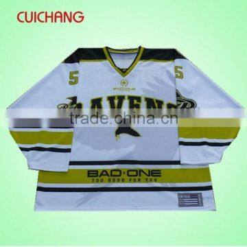 custom training ice hockey team jersey