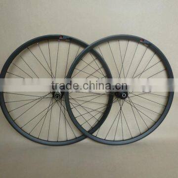 29er mtb carbon clincher wheels 24mm width Front 32H Rear 32H