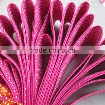 Custom Printed Elastic Hair Band Polyester Latex With WHITE DOT Printing photo-5