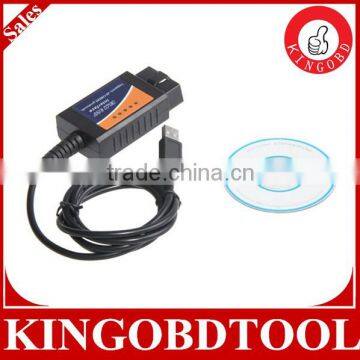 Newly professional elm family tool usb elm327 plastic ,elm327 usb with factory price,universal elm327 scanner