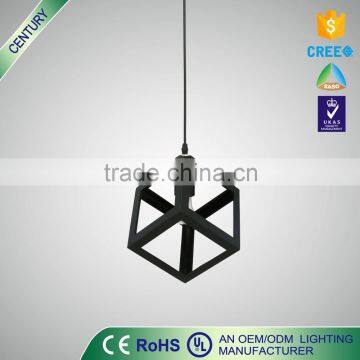 CE/ROHS/UL E14 5W european black metal 2016 pendant lamp