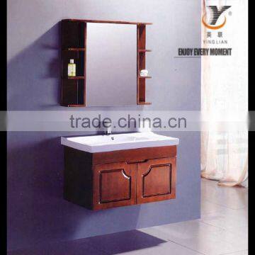 Classic antique solid wood carved bathroom cabinet YL-9241