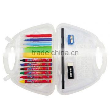 plastic box stationery set
