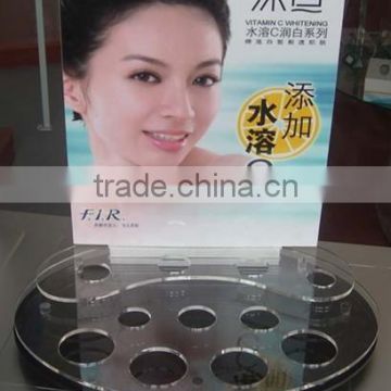 customize cosmetic display made by acrylic material