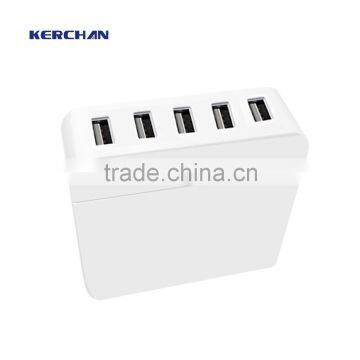 Newest 40 W 5 Ports USB Charger Pocket Charger for Mobile Phone photo-3