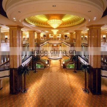 100% Nylon Unique Hotel Carpet With Red Color photo-2