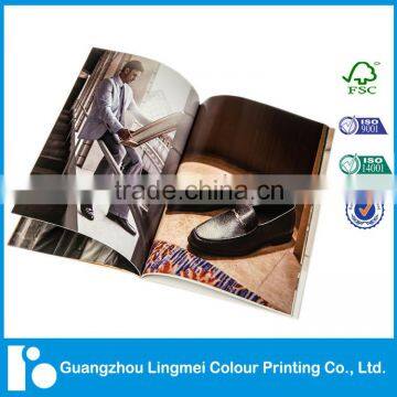 Famous brand shoes catalogue printing service with perfect bind