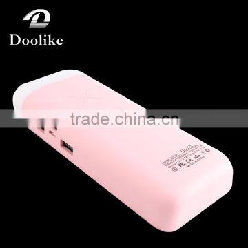 Real Capacity 10000mah Power Bank OEM High Quality Portable Power Source With LED Torch Light photo-5