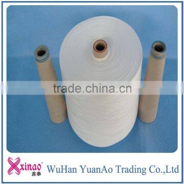 Raw White Spun Polyester Yarn for Sewing Thread Raw White