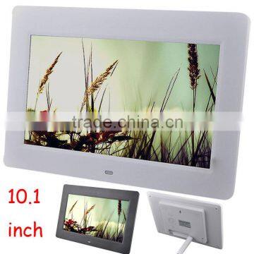 Fashion 10" Digital Photo Frames super slim high-Brightness screen Movie/Music calender and alarm