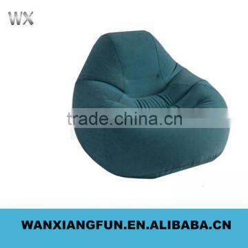 Modern Popular Inflatable Flocked Single Sofa Pvc Chair photo-6