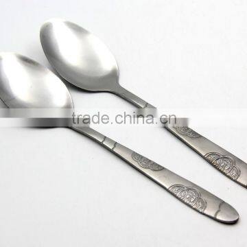 LBY high quality stainless steel serving spoon in restaurant cutlery