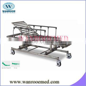 BD207-2 2-Function up/down manual Stainless steel emergency stretcher